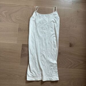 Nikibiki White Spaghetti Strap Slip Dress